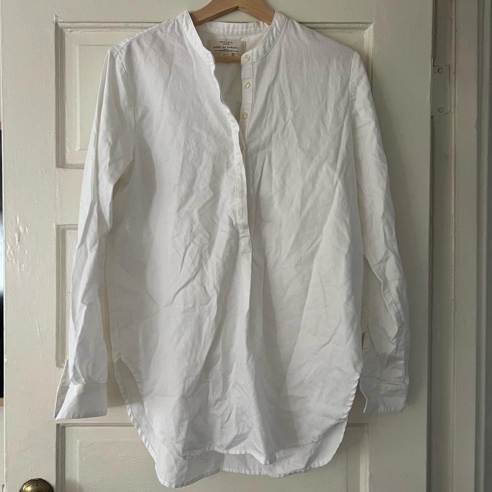 Trovata White Cotton Tunic